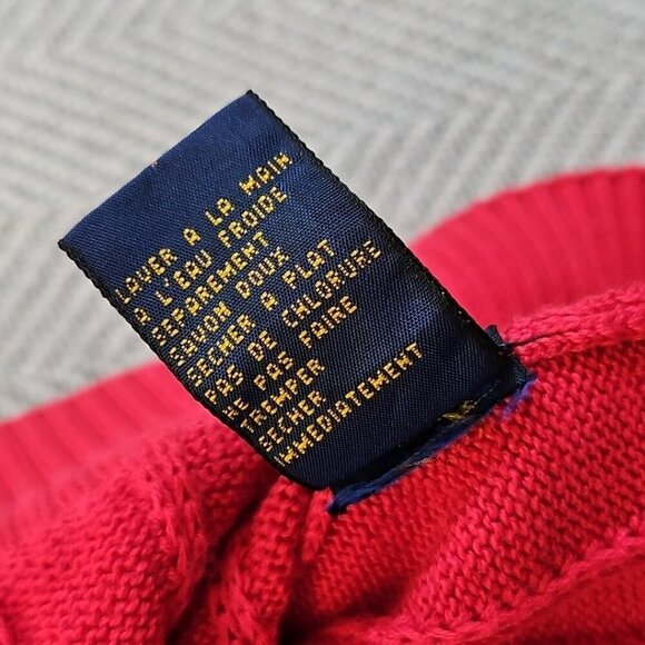 Tommy Hilfiger Sweater Men's XXLarge Red Button Up Sleeveless Vest NWT - Picture 10 of 14